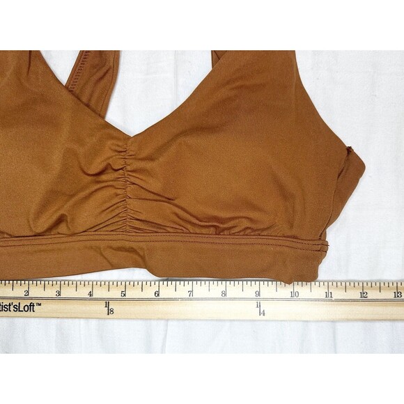 OFFLINE By Aerie Real Me Medium Support Padded Bra Burnt Orange SMALL NWT - Picture 8 of 8